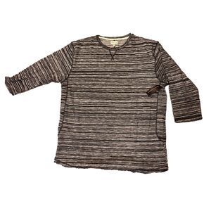 Tomorrows Laundry French Terry 3/4 sleeve - 3XL - NWT - Multi-Gray